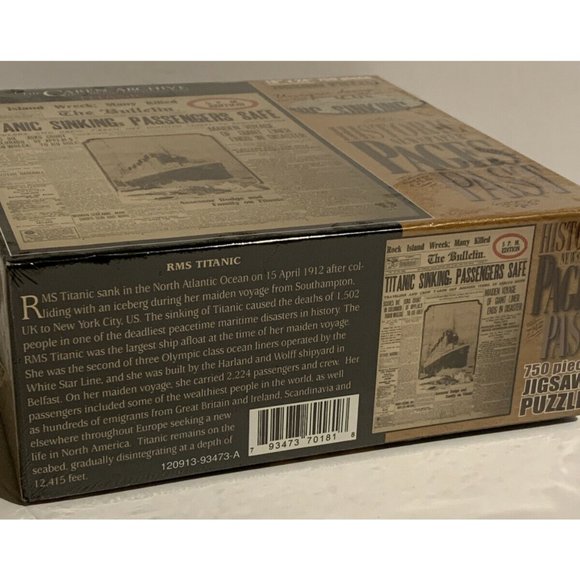 NEW Americana Souvenirs RMS Titanic Newspaper 750 - Picture 2 of 5